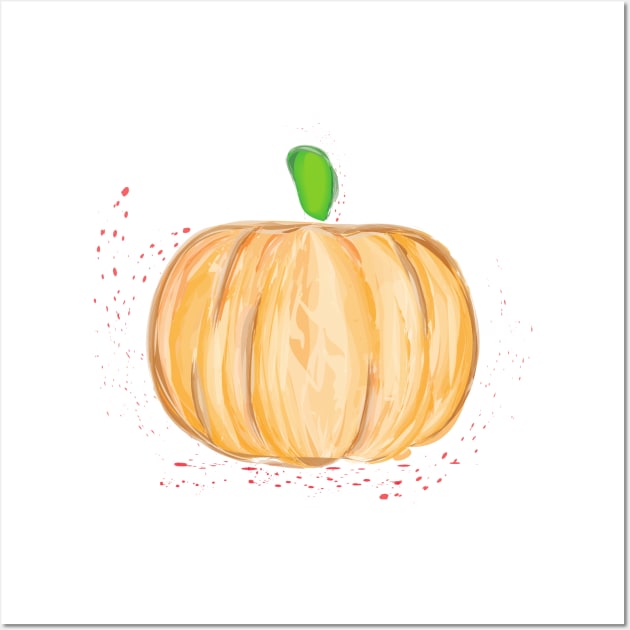 Pumpkin Autumn October Motivational Inspirational Cute Funny Gift Sarcastic Happy Fun Witty Wall Art by EpsilonEridani